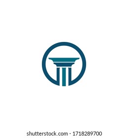 Column icon Template vector illustration design