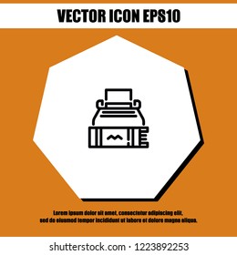 Column icon vector