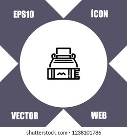 Column icon vector