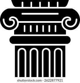 Column Line vector Icon Design