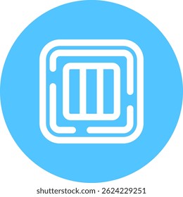 Design de Ícone de Vetor de Linha de Coluna