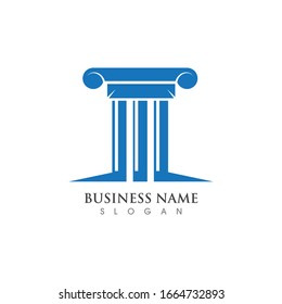 Column Logo or symbol creative Template illustration vector design