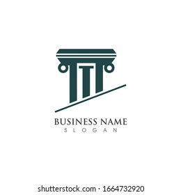 Column Logo or symbol creative Template illustration vector design