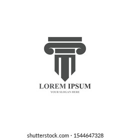column Logo and symbol Template
