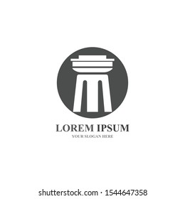 column Logo and symbol Template
