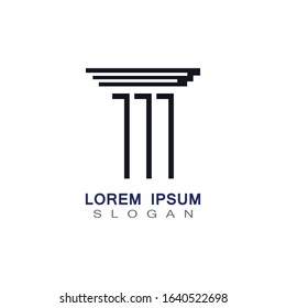 Column Logo and symbol Template vector illustration design