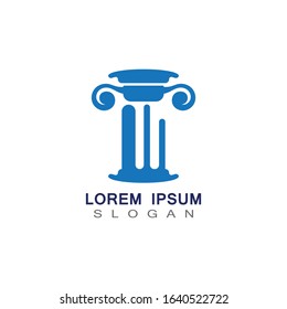 Column Logo and symbol Template vector illustration design