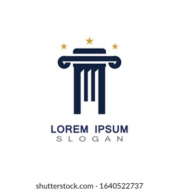Column Logo and symbol Template vector illustration design