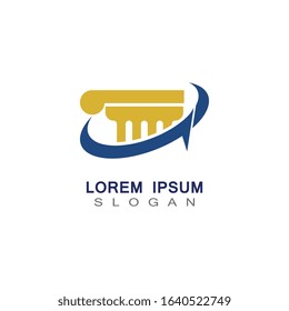 Column Logo and symbol Template vector illustration design