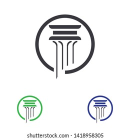 column Logo and symbol vector Template