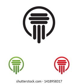 column Logo and symbol vector Template