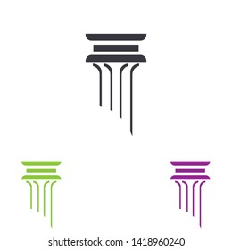 column Logo and symbol vector Template