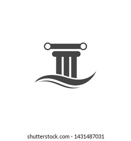 column Logo Template vector design