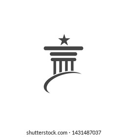 column Logo Template vector design