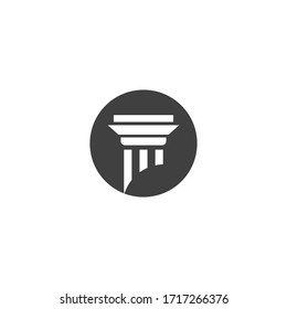 Column Logo Template vector symbol nature