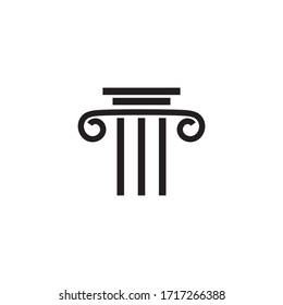 Column Logo Template vector symbol nature
