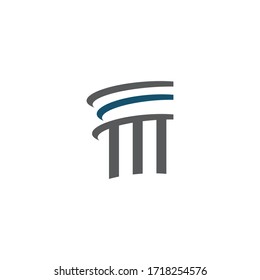 Column Logo Template vector symbol nature