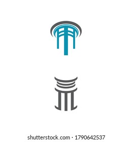 Column Logo Template vector symbol nature
