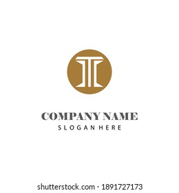 Column Logo Template vector symbol nature