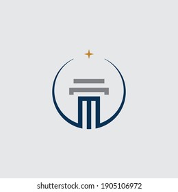 Column Logo Template vector symbol