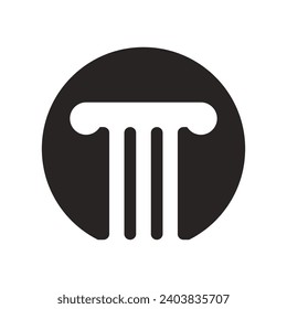 vector de logotipo de columna ,plantilla de ilustración de diseño