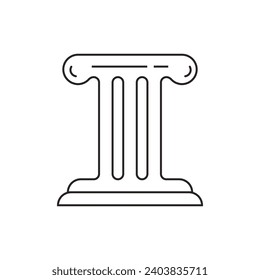 Column logo vector ,design illustration template