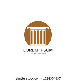 
column Logo vector illustration Template