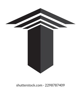 Column logo vector illustration template design