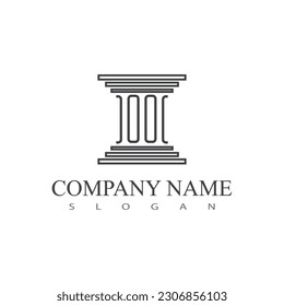 Column Logo vector symbol Template