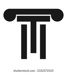 column Logo vector symbol template design