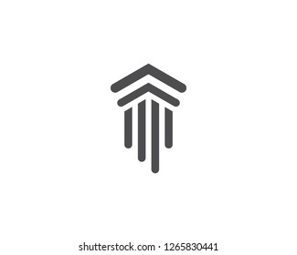 Column Logo Vector Template