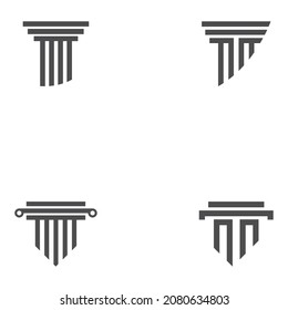 column Logo vector Template Vector Icon