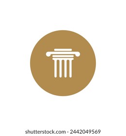 Column logo vector template symbol element design