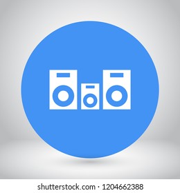 column music vector icon eps 10