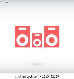 column music vector icon eps 10