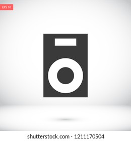 column music vector icon eps 10