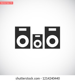 column music vector icon eps 10