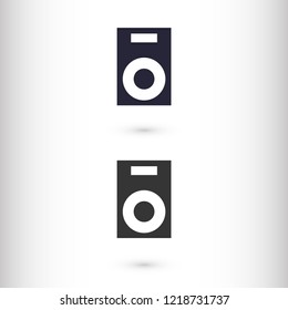 column music vector icon eps 10