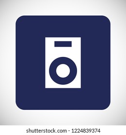column music vector icon eps 10
