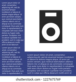column music vector icon eps 10