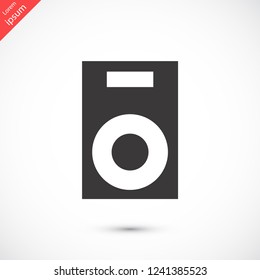 column music vector icon eps 10
