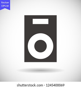 column music vector icon eps 10