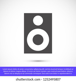 column music vector icon eps 10