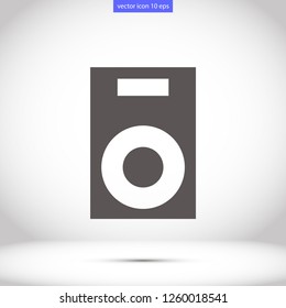 column music vector icon eps 10