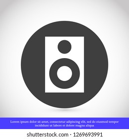 column music vector icon eps 10