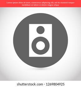 column music vector icon eps 10
