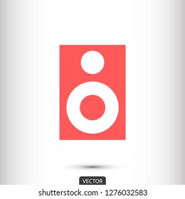 column music vector icon eps 10