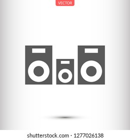 column music vector icon eps 10