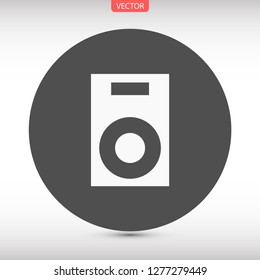 column music vector icon eps 10