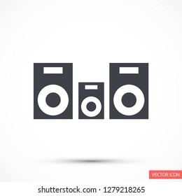 column music vector icon eps 10
